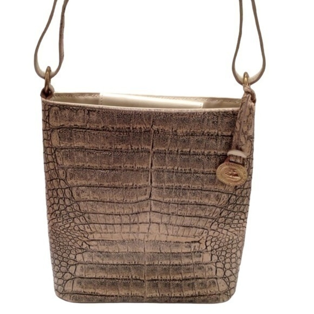 Brahmin Embossed Leather Melbourne Shoulde…